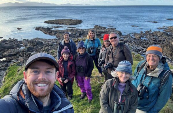 Happy group on one of our Scottish Wildlife Cruises