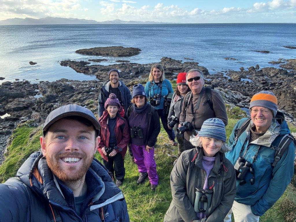 Happy group on one of our Scottish Wildlife Cruises